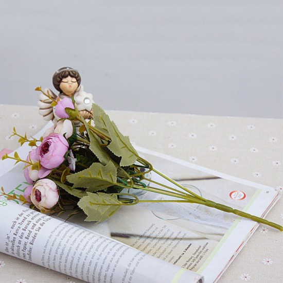 white silk tea roses artificial flowers bride small bouquet for wedding home decoration high quality fake flowers roses bouquet white silk tea roses artificial flowers bride small bouquet for wedding home decoration high quality fake flowers roses bouquet