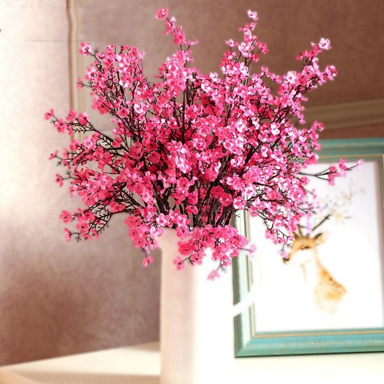 pink cherry blossom plastic branch artificial silk flowers sakura for wedding home store decoration white fake flowers DIY dec pink cherry blossom plastic branch artificial silk flowers sakura for wedding home store decoration white fake flowers DIY dec
