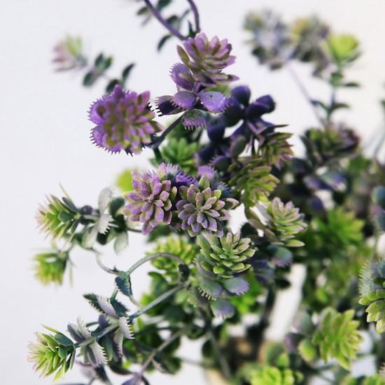 Artificial Plastic Succulent Plant Fake Leaves DIY Autumn Decoration Wreath Accessories Artificial Eucalyptus Home Wedding Decor Artificial Plastic Succulent Plant Fake Leaves DIY Autumn Decoration Wreath Accessories Artificial Eucalyptus Home Wedding Decor