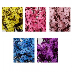 silk white cherry blossom artificial flowers artificial flowers bouquet for wedding home room decoration babysbreath wholesale