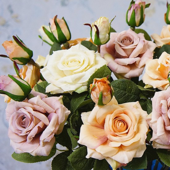 beautiful rose artificial silk flowers large retro home decor fake white faux rose artificial flowers vintage wedding decoration beautiful rose artificial silk flowers large retro home decor fake white faux rose artificial flowers vintage wedding decoration