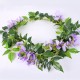Wisteria Artificial Flowers Vine Garland Wedding Arch Decor Backdrop Fake Plants Foliage Rattan Trailing Faux Flowers Ivy Wall Wisteria Artificial Flowers Vine Garland Wedding Arch Decor Backdrop Fake Plants Foliage Rattan Trailing Faux Flowers Ivy Wall