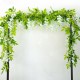 Wisteria Artificial Flowers Vine Garland Wedding Arch Decor Backdrop Fake Plants Foliage Rattan Trailing Faux Flowers Ivy Wall Wisteria Artificial Flowers Vine Garland Wedding Arch Decor Backdrop Fake Plants Foliage Rattan Trailing Faux Flowers Ivy Wall