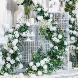 beautiful rose peony artificial silk flowers small bud wedding bouquet for home decoration long fake flowers outdoor backdrop