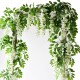 Wisteria Artificial Flowers Vine Garland Wedding Arch Decor Backdrop Fake Plants Foliage Rattan Trailing Faux Flowers Ivy Wall Wisteria Artificial Flowers Vine Garland Wedding Arch Decor Backdrop Fake Plants Foliage Rattan Trailing Faux Flowers Ivy Wall