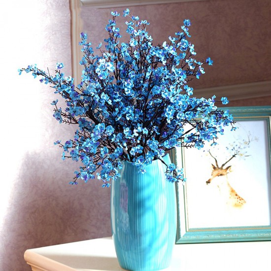 pink cherry blossom plastic branch artificial silk flowers sakura for wedding home store decoration white fake flowers DIY dec pink cherry blossom plastic branch artificial silk flowers sakura for wedding home store decoration white fake flowers DIY dec