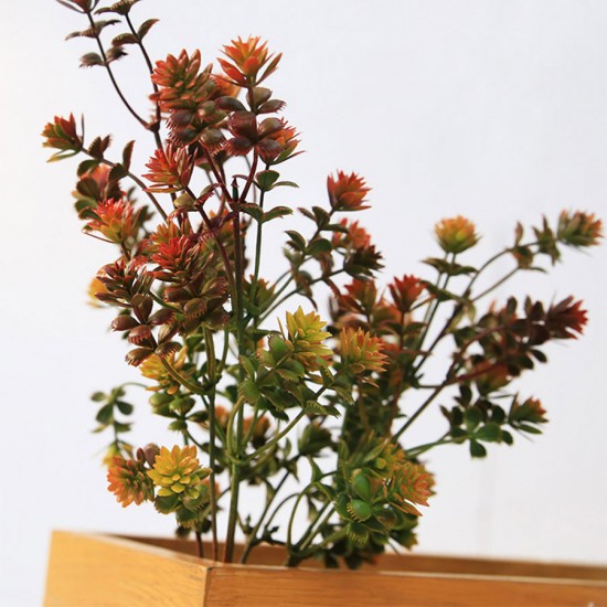 Artificial Plastic Succulent Plant Fake Leaves DIY Autumn Decoration Wreath Accessories Artificial Eucalyptus Home Wedding Decor Artificial Plastic Succulent Plant Fake Leaves DIY Autumn Decoration Wreath Accessories Artificial Eucalyptus Home Wedding Decor