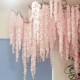 100CM artificial Cherry blossom vine silk flowers Sakura for party Wedding ceiling decor fake garland arch ivy diy party decor 100CM artificial Cherry blossom vine silk flowers Sakura for party Wedding ceiling decor fake garland arch ivy diy party decor