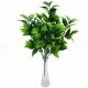 7 branches green artificial plants for garden bushes fake grass eucalyptus orange leaves faux plant for home shop decoration 7 branches green artificial plants for garden bushes fake grass eucalyptus orange leaves faux plant for home shop decoration