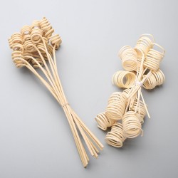 10pcs Diffuser Stick Long Wavy Rattan Reed Fragrance Diffuser Replacement Refill Air Freshener Stick Accessory home fragrance