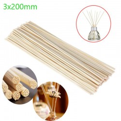 100pcs 3mm Aroma Diffuser Replacement Fiber Reed Rattan Sticks Air Freshener Aromatherapy Aroma Stick Oil Diffuser Refill Sticks